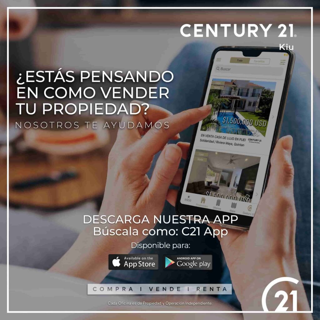 App de Century 21 para ayudar a vender tu propiedad en Coacalco